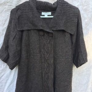 NWOT Brown Soft Knit Cardigan Women’s Large